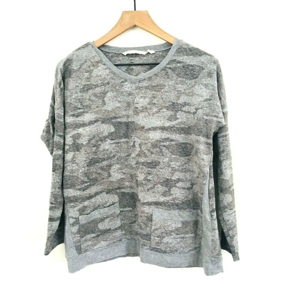 Soft Surroundings Tops - Soft Surroundings Camouflage Heathered Sweatshirt